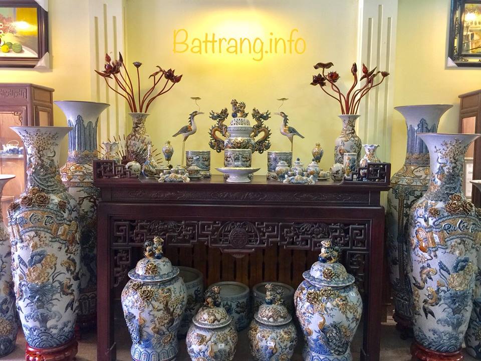 Địa chỉ mua bát hương gốm sứ Bát Trangf tại Hà Nội